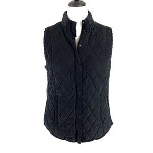 Orvis Vest Quilted Full Zip Jacket Lightweight Knit Nylon